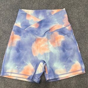 Buff bunny collection tie dye shorts